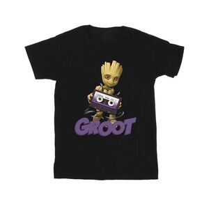 Guardians Of The Galaxy Mens Groot Casette T-Shirt / Black